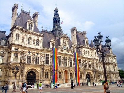 Snaps for the French. Apparently, the Pride movement is big over here — and it's awesome.